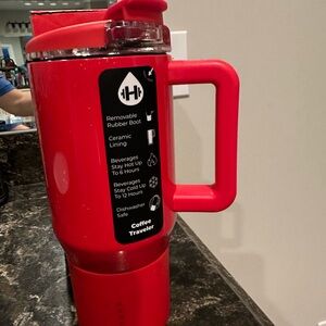 HydroJug Red Coffee Traveler